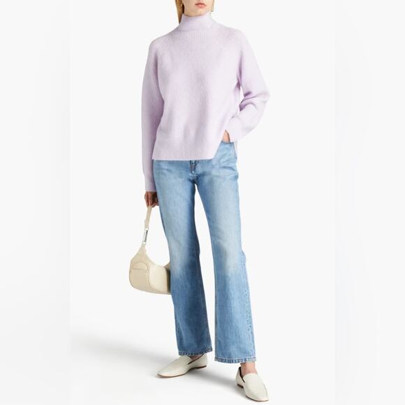 Malene Birger Ellison Pullover Sweater Wool Alpaca Lilac XS - Picture 2 of 7